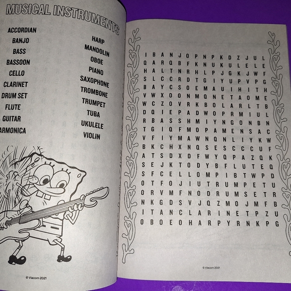 SpongeBob SquarePants Word Search Puzzle Book - Picture 4 of 6